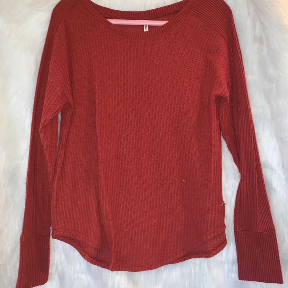 Red sweater